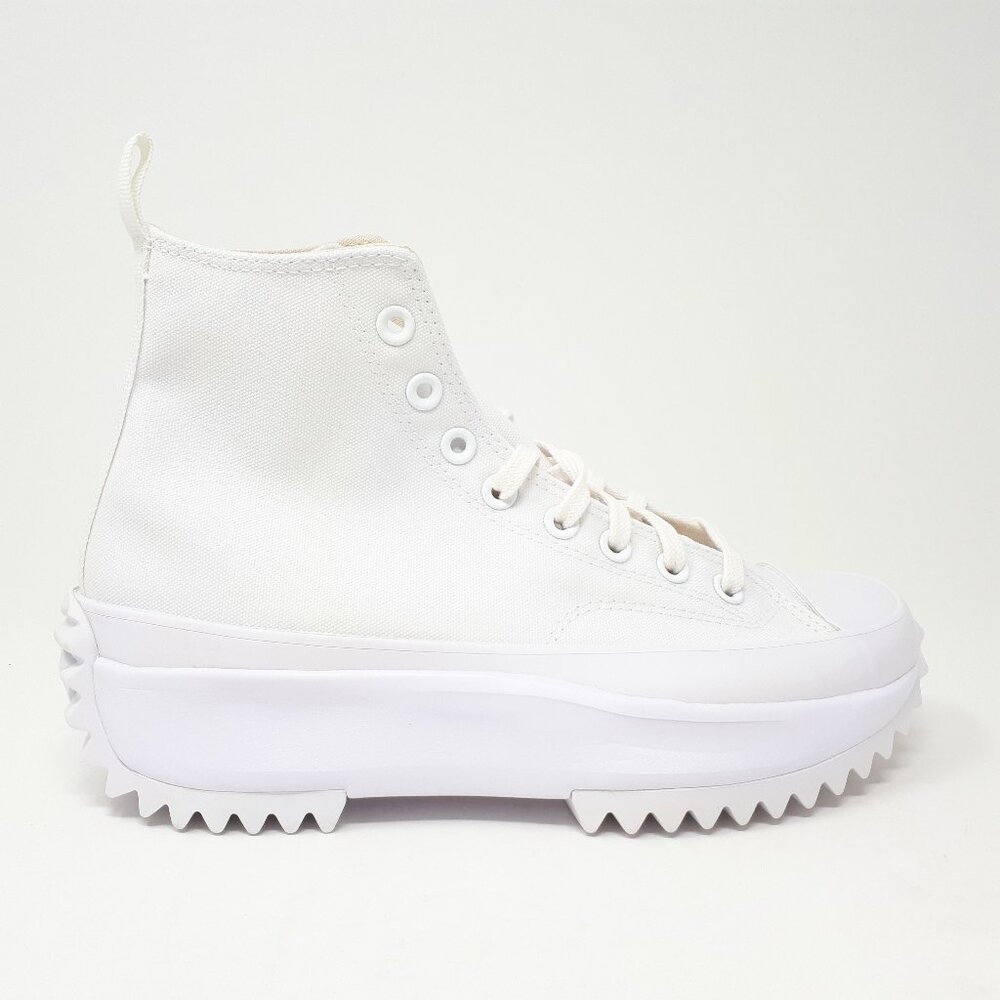 Converse Run Star Hike Hi High Triple All White 170777C Shoe Sneaker Boot Womens